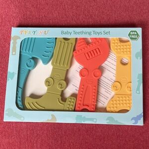 🦋3 for $10🦋 Baby Teething Toys Set – Multicolor Silicone Teethes